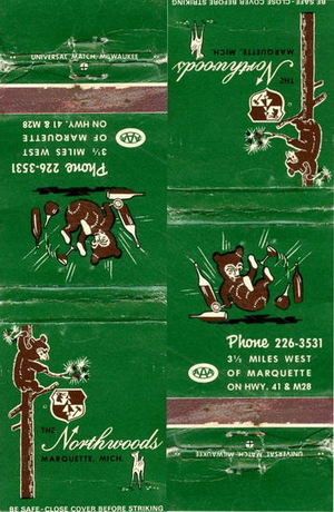 Barrel + Beam (Northwoods Supper Club) - Matchbook (newer photo)